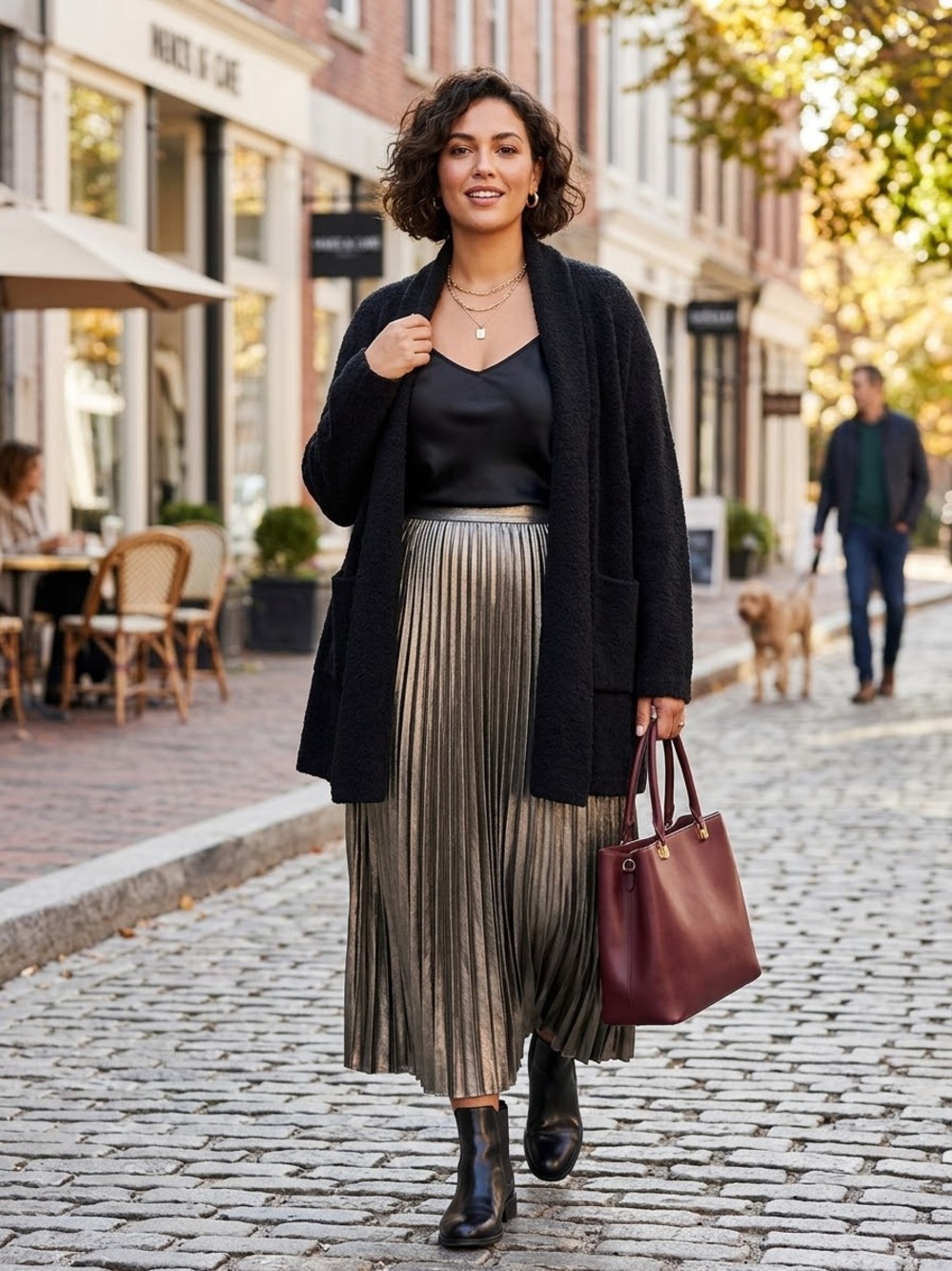 Eileen Fisher Wool Blend Cardigan Coat